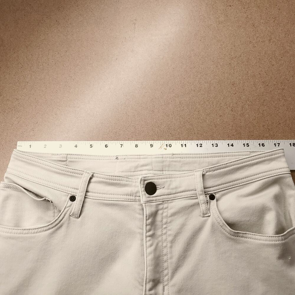 American Tall Chino Pants Men 34x32 Khaki Straight Leg Stretch Classic Timeless - Picture 5 of 11